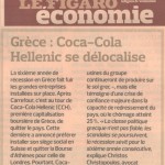 Coca-Cola leaves Greece - Le Figaro Economie